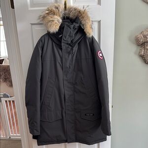 Canada Goose Graphite Puffer Jacket with Fur Hood *NEW*